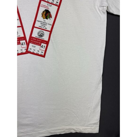 Vintage 1994 Chicago Blackhawks Stadium Hockey NHL Toronto Maple Leaf Final Roar - Picture 8 of 16